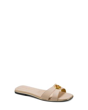 Donna Karan Halo Slide Sandal - Natural