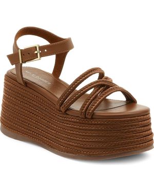 Kelsi Dagger Brooklyn Mend Platform Wedge Sandal - Brown