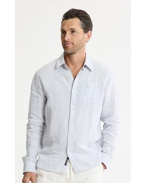 Jachs New York Linen Button-Down Shirt - White