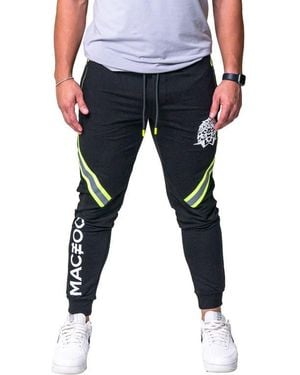Maceoo Lightening Stretch Cotton Sweatpants - Blue