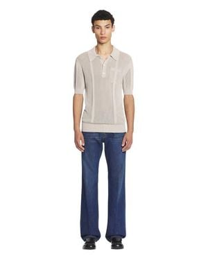 Lanvin Straight Fit Denim Pants - Blue