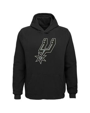 Outerstuff Youth San Antonio Spurs Primary Logo Pullover Hoodie - Black