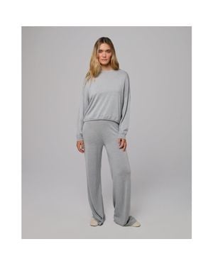 JUANA Nilo Knitted Pull-On Pants - Gray