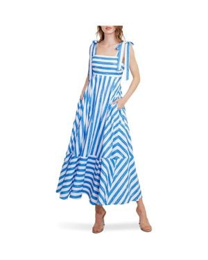 FREEMARKET Tie Strap Maxi Dress - Blue
