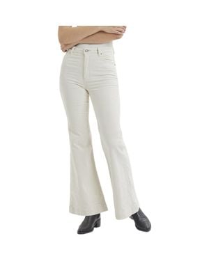 Rolla's Eastcoast Flare Leg Corduroy Pants - Gray