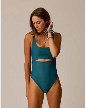 Carve Designs Sonny Compression One Piece - Blue