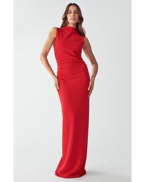 BWLDR Lana Maxi Dress - Red