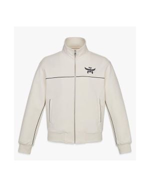 MCM Essential Logo Ponte Track Jacket - White