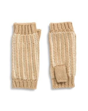 UGG Chunky Plaited Mittens - Natural