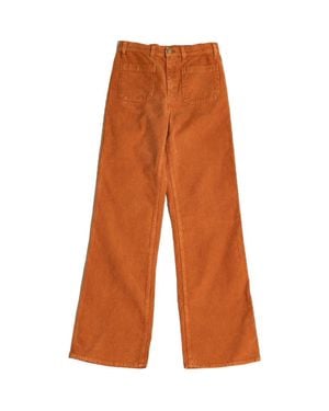 Fortela Janet Corduroy Bootcut Fit Pants - Orange