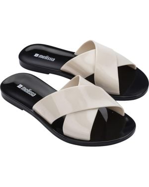 Melissa Essential Cross Slide Sandal - Black