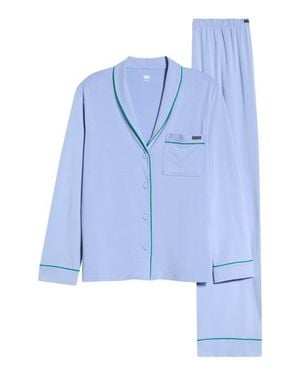 Lunya Slumberknit Pajamas - Blue