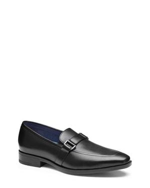 Johnston & Murphy Gibbons Embossed Bit Loafer - Gray
