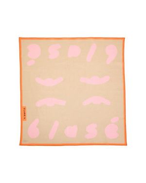 Clare V. Blase Eyes Cotton Scarf - Green