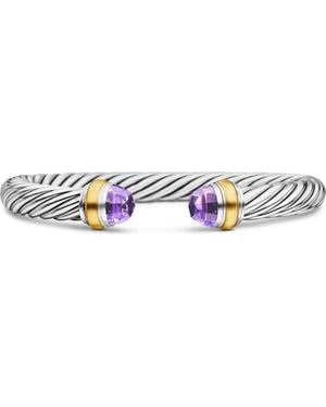 David Yurman Cable Classics 7Mm Bracelet With 14K - Blue