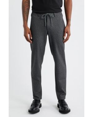 Brax Phil K Elastic Waist Stretch Jersey Pants - Gray