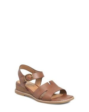 Comfortiva Maira Slingback Wedge Sandal - Brown