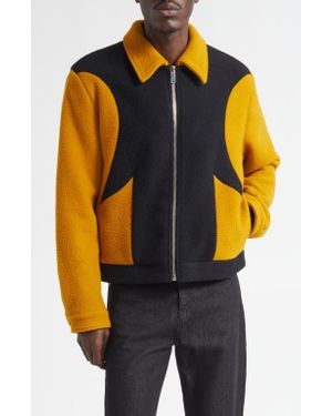 Second Layer Corky Wool Fleece Jacket - Blue