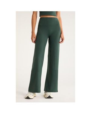 Zella Zen High Waist Straight Leg Pants - Green