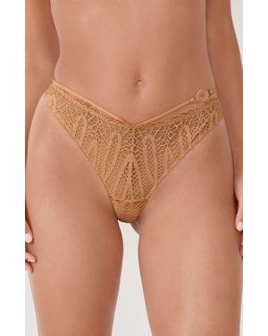 Etam Virtuose Tanga - Brown