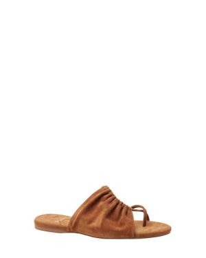 Linea Paolo Lane Toe Loop Sandal - Brown