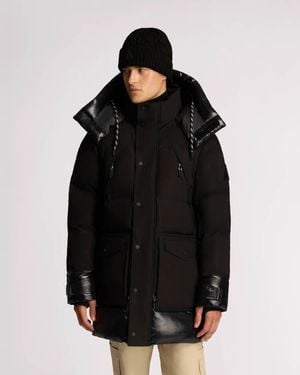 Alpenhaus Verenfeld Heavyweight Puff Parka With Removable Hood - Black