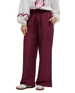 Raffya Paulina Wide Leg Trouser - Red