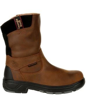 Georgia Boot Composite Toe Work Boots - Brown