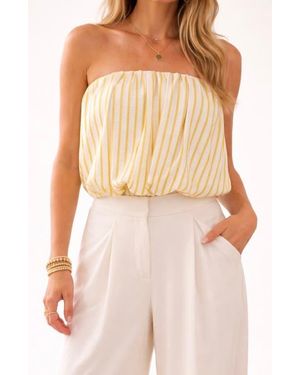 Bishop + Young Serene Bubble Stripes Top - Multicolor