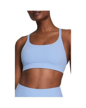 Spanx Spanxsmooth Onform Low Impact Sports Bra - Blue