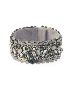 Deepa Gurnani Ginevra Bracelet - Gray