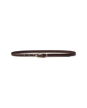 PAIGE Quincy Leather Belt - White