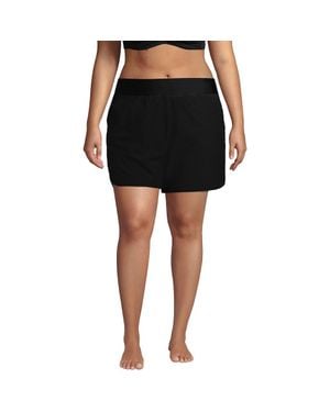 Lands' End Sunshade Upf 50 5 Board Shorts - Black