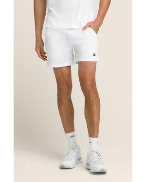 Wilson Tennis Water Repellent Volley Shorts - White