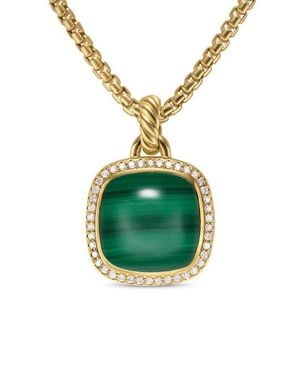 David Yurman Albion Pendant - Green