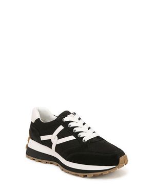 Veronica Beard Valentina Low Top Sneakers - Black