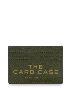 Marc Jacobs The Leather Card Case - Green