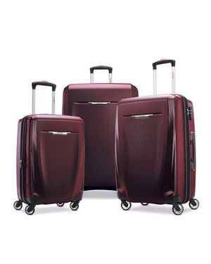 Samsonite Winfield 3 Dlx 3-Piece Set Spinner - Purple
