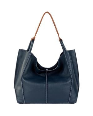 The Sak Los Feliz Large Tote Leather Bag - Blue