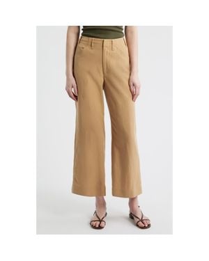 Rag & Bone Allison Ankle Wide Leg Pants - Natural