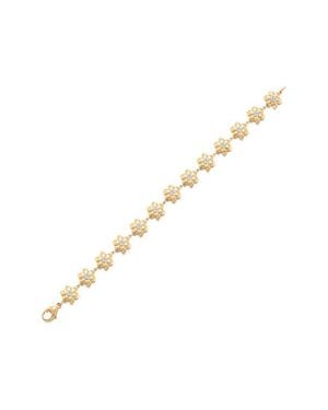 Sara Weinstock Lierre Flower Bracelet - Metallic