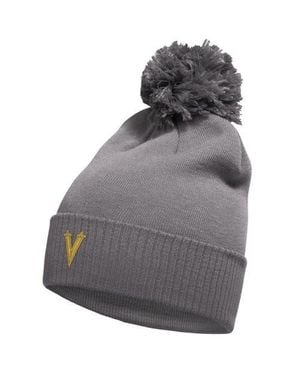 adidas Vegas Golden Knights 2024 Nhl Winter Classic Cuffed Knit Hat With Pom - Gray