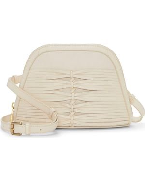 Vince Camuto Sabra Leather Crossbody Bag - Natural