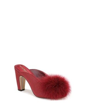 Sam Edelman Witney Feather Embellished Pump - Red