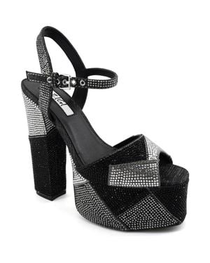 Zigi Antonia Ankle Strap Platform Sandal - Black