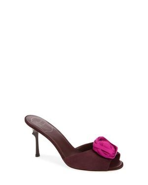 Roger Vivier Epine Rose Sandal - Purple