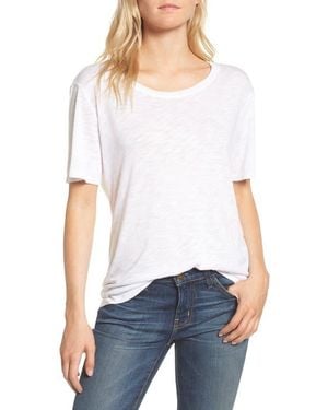 Splendid Slub Crewneck Tee - White