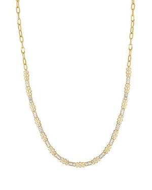 Bony Levy Florentine Tennis Necklace - White