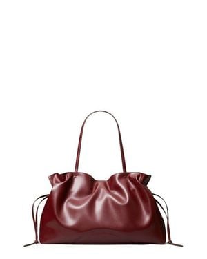 Tory Burch Ella Natuura Drawstring Tote - Red