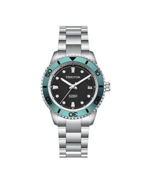 Heritor Bexley Automatic Divers Watch - Metallic